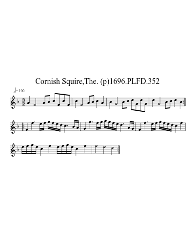 Cornish Squire,The. (p)1696.PLFD.352 preview