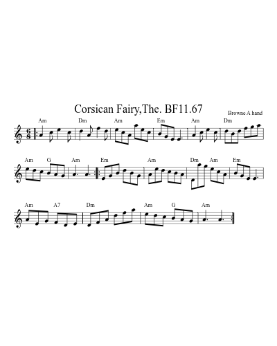 Corsican Fairy,The. BF11.67 preview