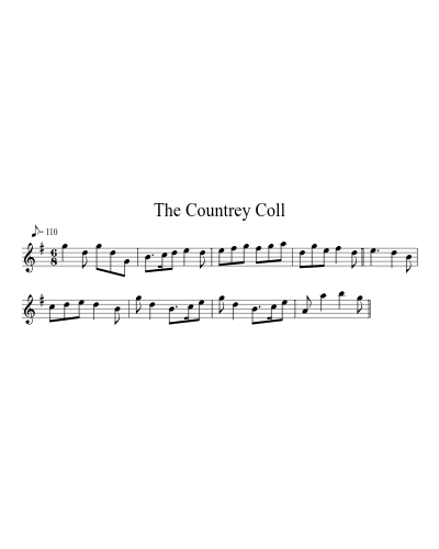 the Countrey Coll (Version 3) sheet music preview
