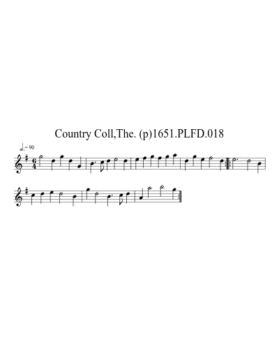 Country Coll,The. (p)1651.PLFD.018