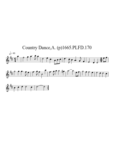 Country Dance,A. (p)1665.PLFD.170