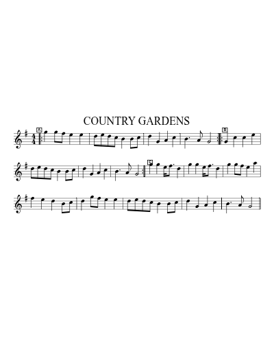 COUNTRY GARDENS