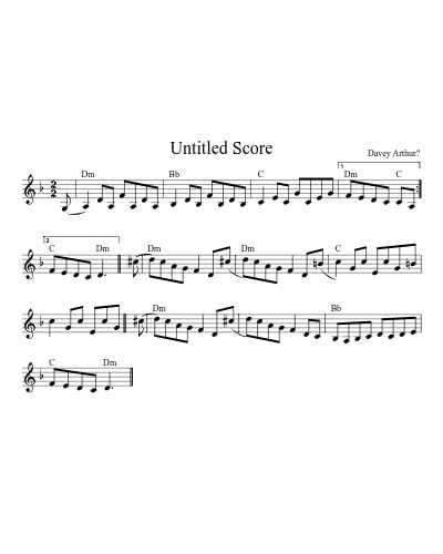 Cousin Jim1 (Version 4) sheet music preview