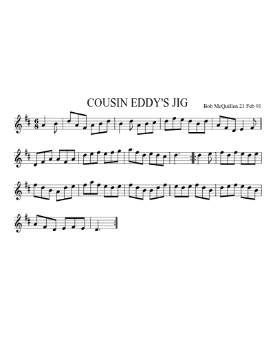 COUSIN EDDY'S JIG (Version 2)