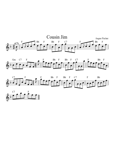 Cousin Jim (Version 5)