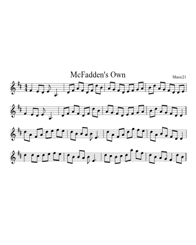 McFadden's Own preview