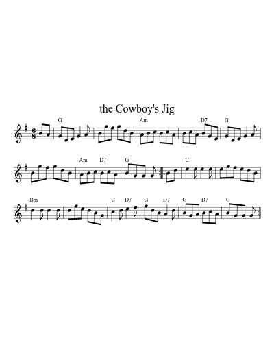 The Cowboy's Jig (Version 4)