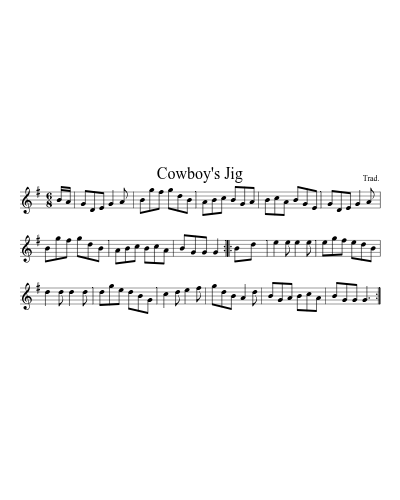 Cowboy's Jig preview