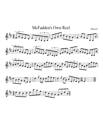 McFadden's  Own Reel preview