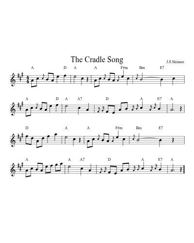 The Cradle Song (Version 3) preview
