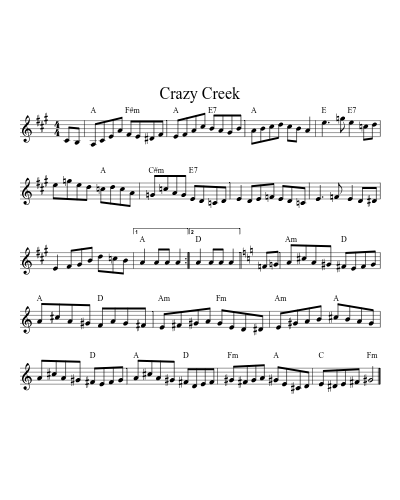Crazy Creek (Version 2)
