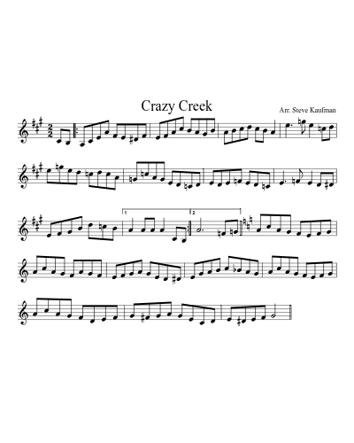 Crazy Creek (Version 3)