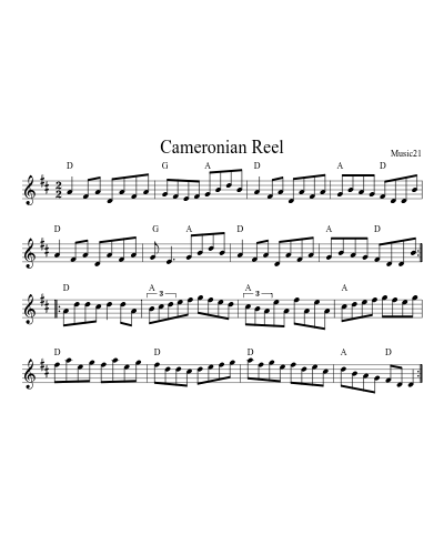 Cameronian Reel (Mc Mahons)