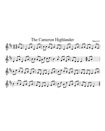 The Cameron Highlander preview