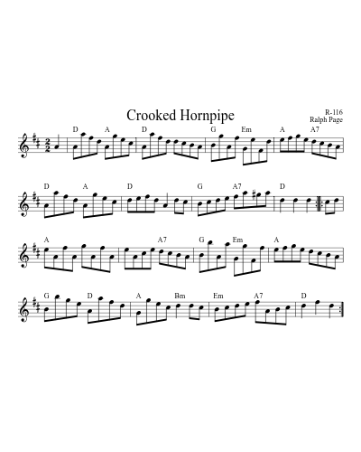 Crooked Hornpipe