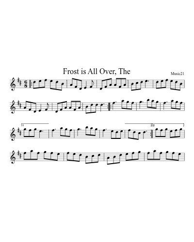 Frost is All Over, The