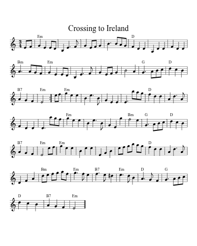 Crossing to Ireland (Version 4)