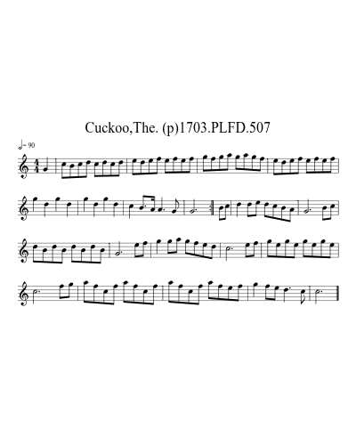 Cuckoo,The. (p)1703.PLFD.507