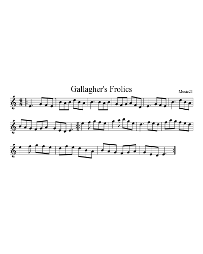 Gallagher's Frolics