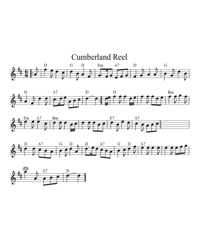 Cumberland Reel (Version 6)