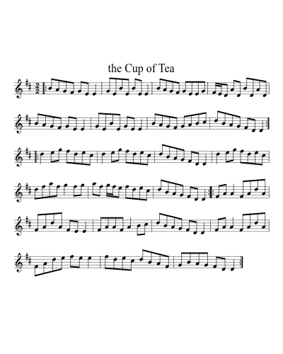 The cup of tea (Version 3)