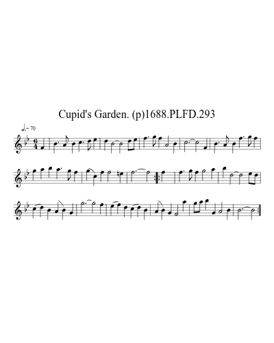 Cupid's Garden. (p)1688.PLFD.293