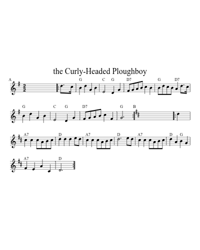 the Curly-Headed Ploughboy (Version 4)