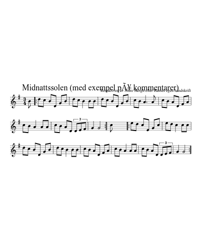 Midnattssolen (med exempel pÃ¥ kommentarer) preview