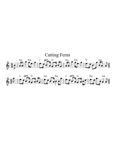 Cutting ferns (Version 2)