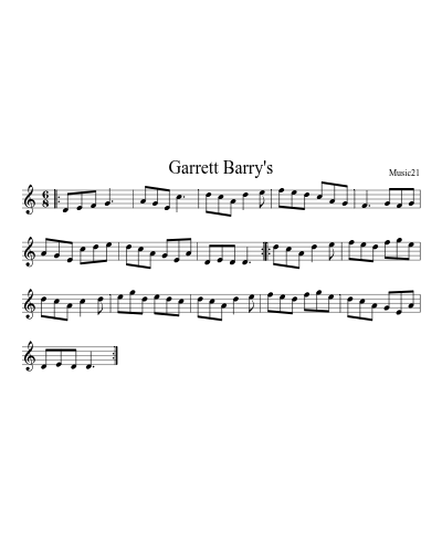 Garrett Barry's preview