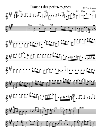 Danses des petits-cygnes