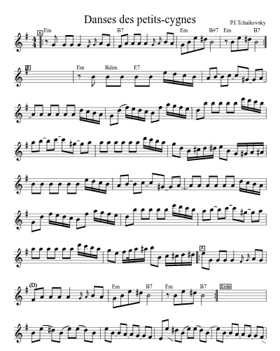 Danses des petits-cygnes (Version 2)