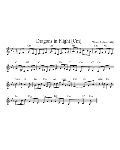 Dragons in Flight   [Dm]