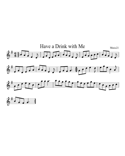 Have a Drink with Me