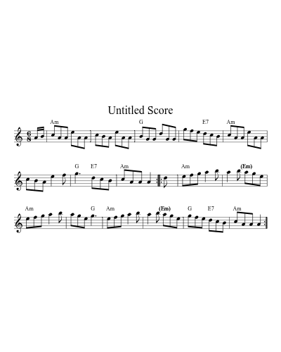 Dancing Master sheet music preview