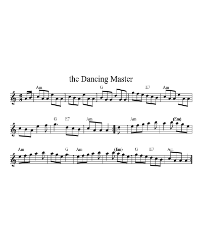 The Dancing Master (Version 2)