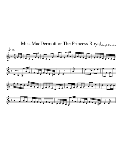 Miss MacDermott or The Princess Royal