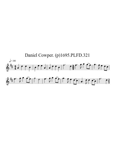 Daniel Cowper. (p)1695.PLFD.321 preview