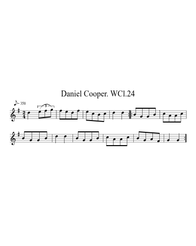 Daniel Cooper. WCl.24 preview