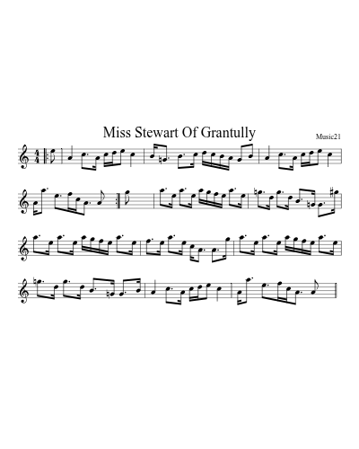 Miss Stewart Of Grantully