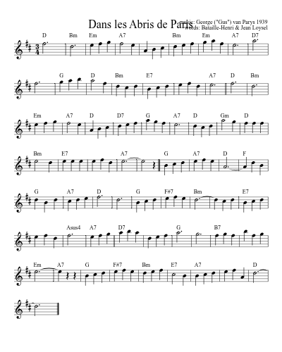 Dans les Abris de Paris (Version 3) preview