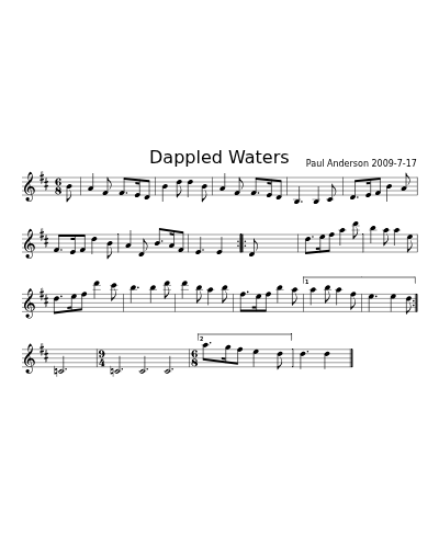 Dappled Waters (Version 3)