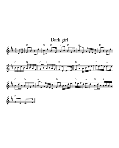 Dark girl (Version 2)