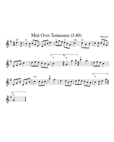 Mist Over Tennessee  (J-40)