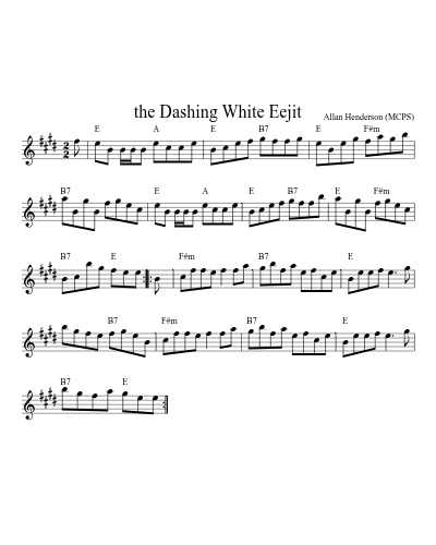 the Dashing White Eejit (Version 2) preview