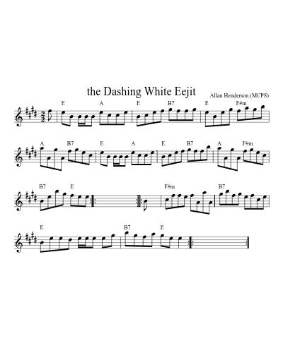 the Dashing White Eejit (Version 3) preview