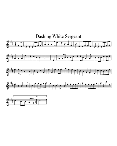 Dashing White Sergeant (Version 6)