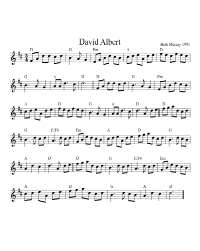 David Albert (Version 2)