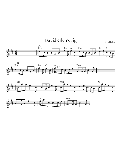 David Glen's Jig preview