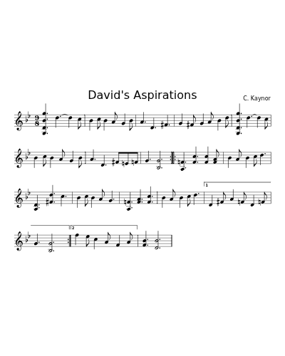 David's Aspirations
